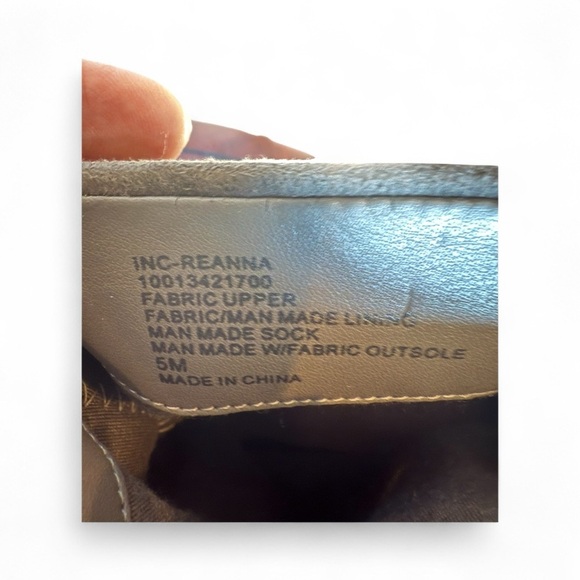 INC International Concepts “Reanna” Gray Suede Heeled Boots | Size 5M Super - Picture 7 of 7